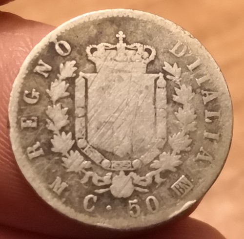 Moneta centesimi 1863 - moneta,