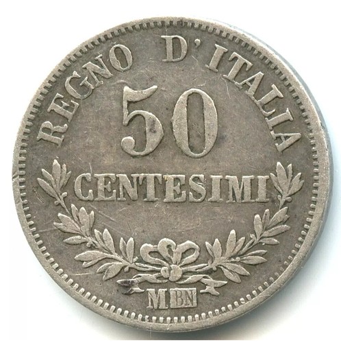 Centesimi 1863 milano m - 50,