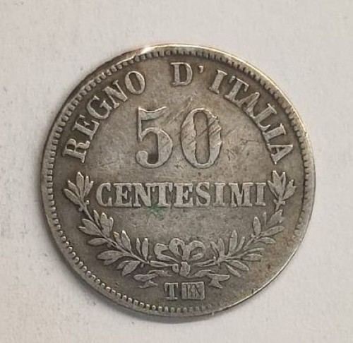 Moneta centesimi 1867 - 50,