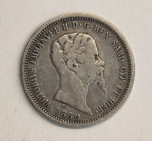 Moneta centesimi 1860 - 50,