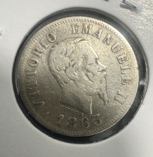 Italia centesimi 1863 - italia,