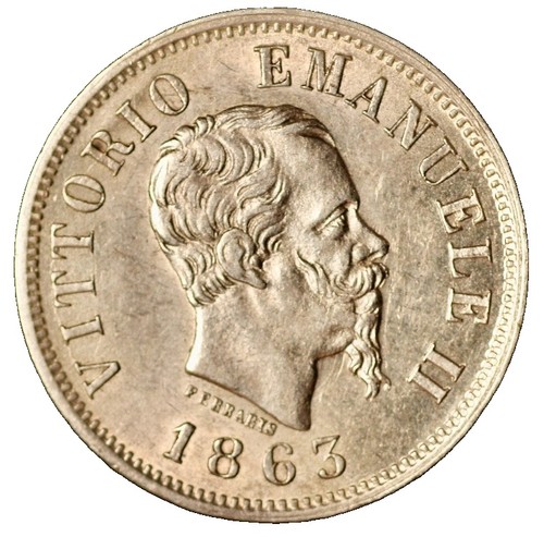 Italia centesimi 1863 - italia,