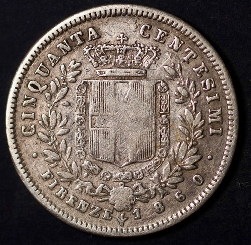Italia centesimi 1860 - 50,